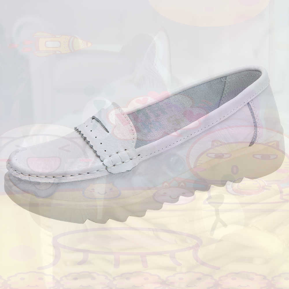 Tech Trend Accessories - Mocassin Rijden Tienersneakers Skateboarden Damesschoenen Zilver
