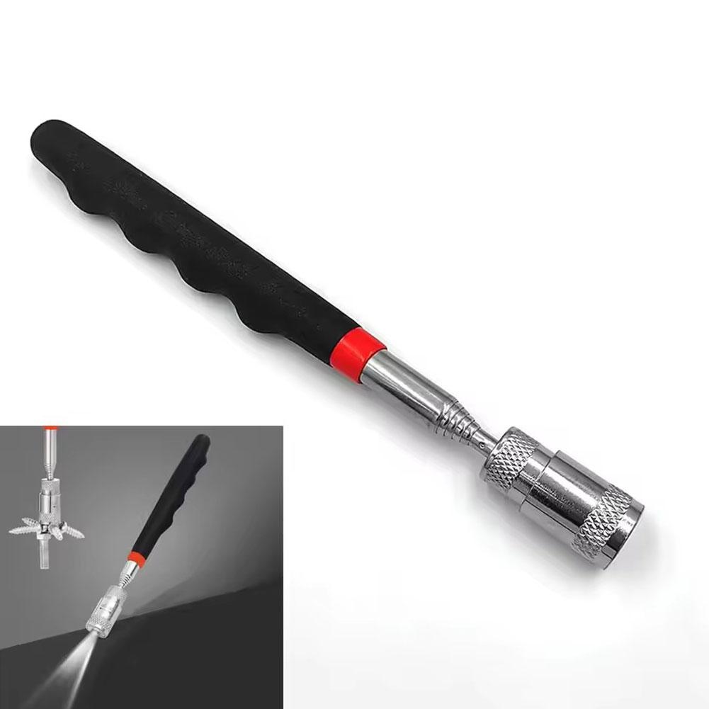 Pen Holder Magnetic - Telescopische magnetische pen met LED-lamp, uittrekbare