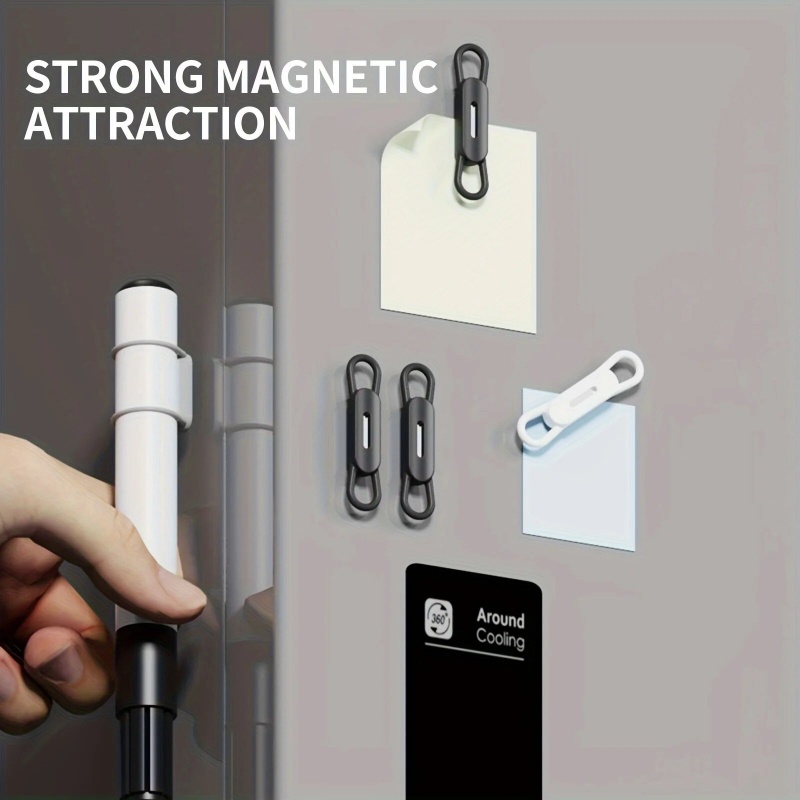 Pen Holder Magnetic - 2-6 stuks magnetische pen-potloodhouder siliconen verstelbare
