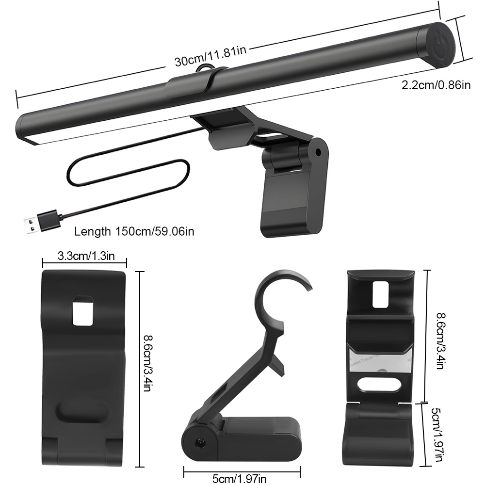 Monitor Light Bar - Desktop PC-monitor Scherm Hangende lichtbalk RGB-sfeerverlichting