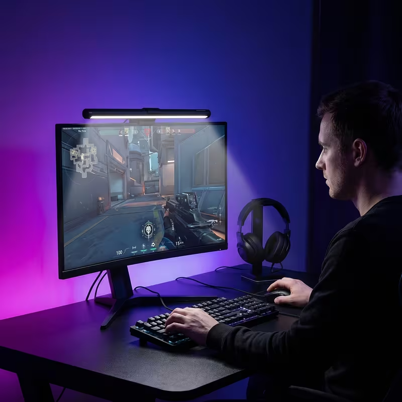 Monitor Light Bar - Computermonitorlichtbalk voor pc-monitor USB-aangedreven LED-lamp Schermhanglamp