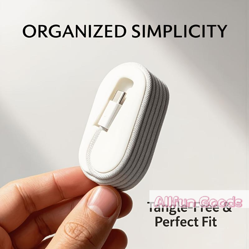 Travel Cable Organizer - [TG835] Draagbare kabelopwinder-organizer Desktop-kabelorganizer Geschikt voor
