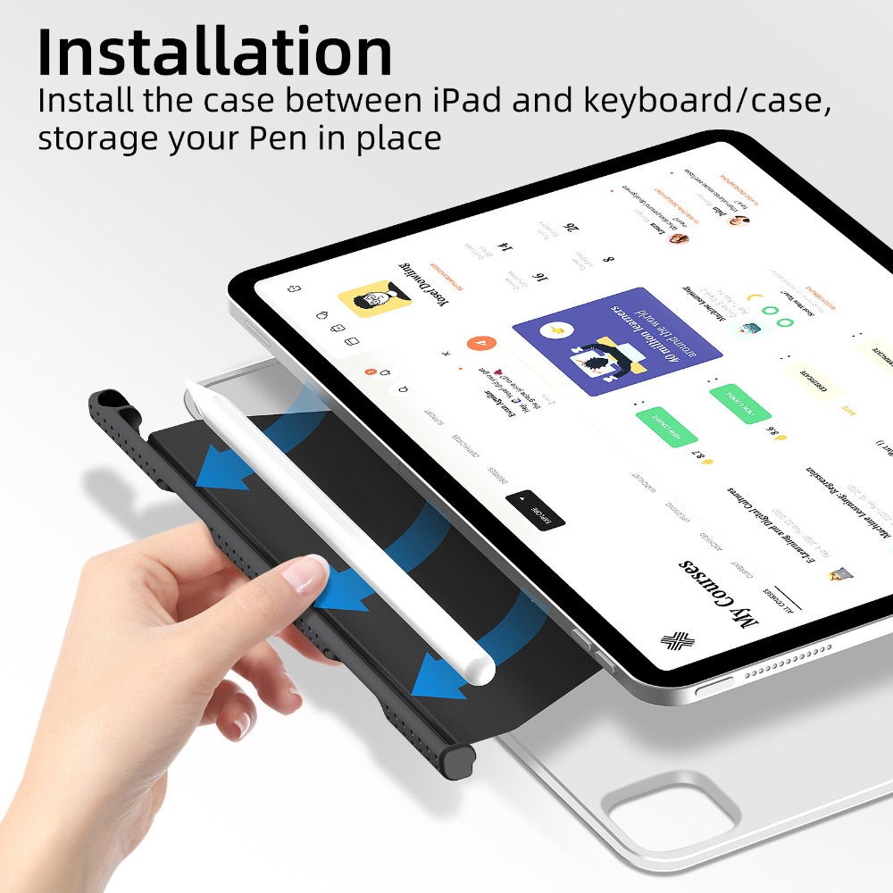 Pen Holder Magnetic - Potloodhouder Voor Apple Potlood 2 Generatie