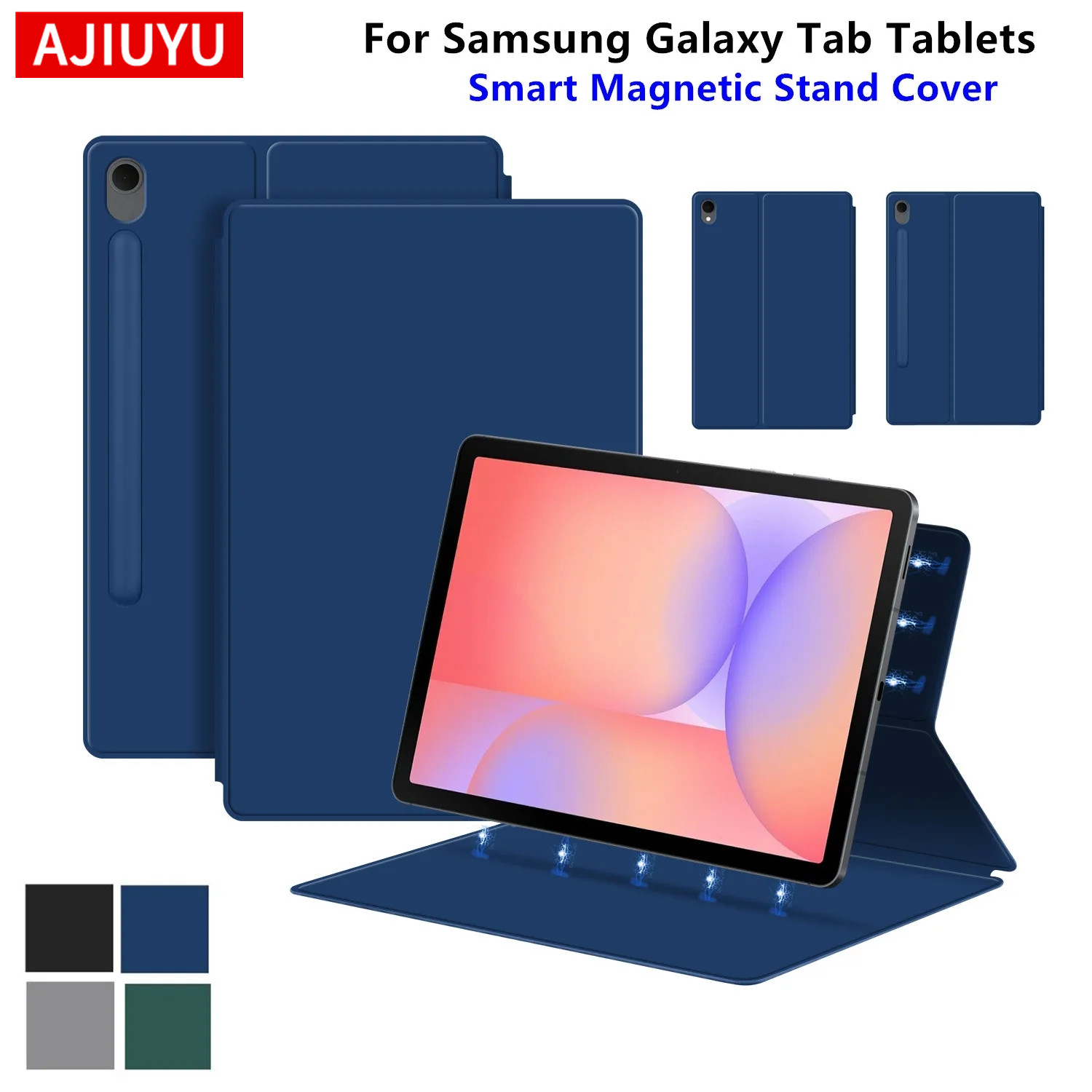 Pen Holder Magnetic - Magnetische hoes voor Samsung Galaxy Tab