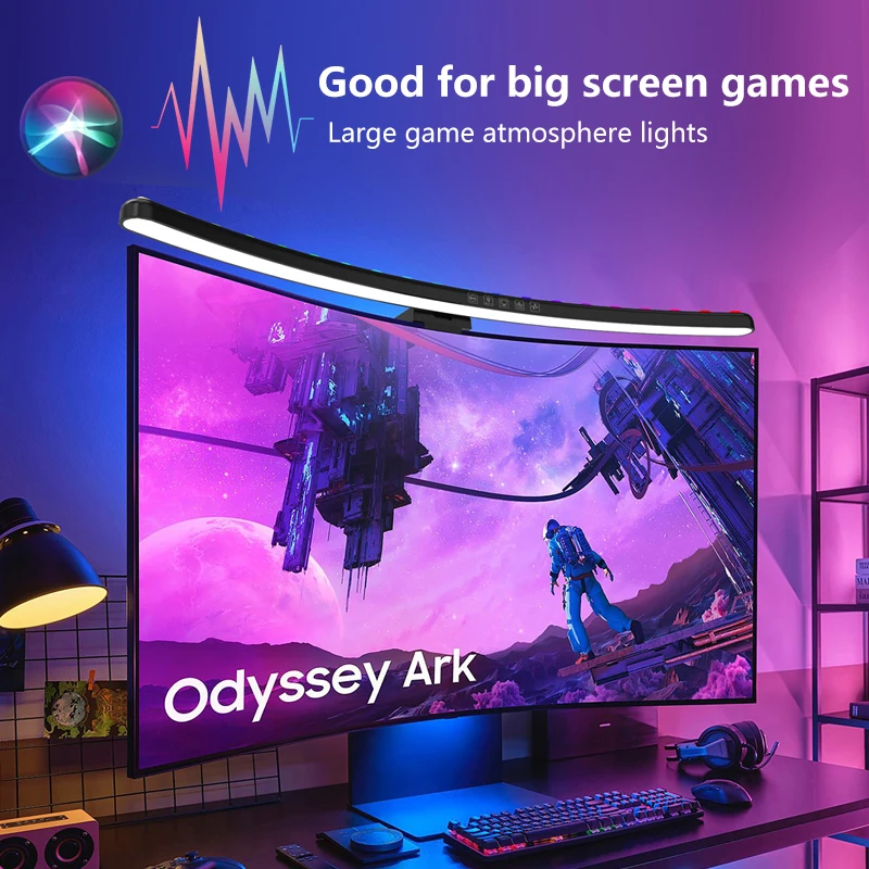 Monitor Light Bar - Computermonitor Lichtbalk RGB Muziekritme Scherm Hanglampen