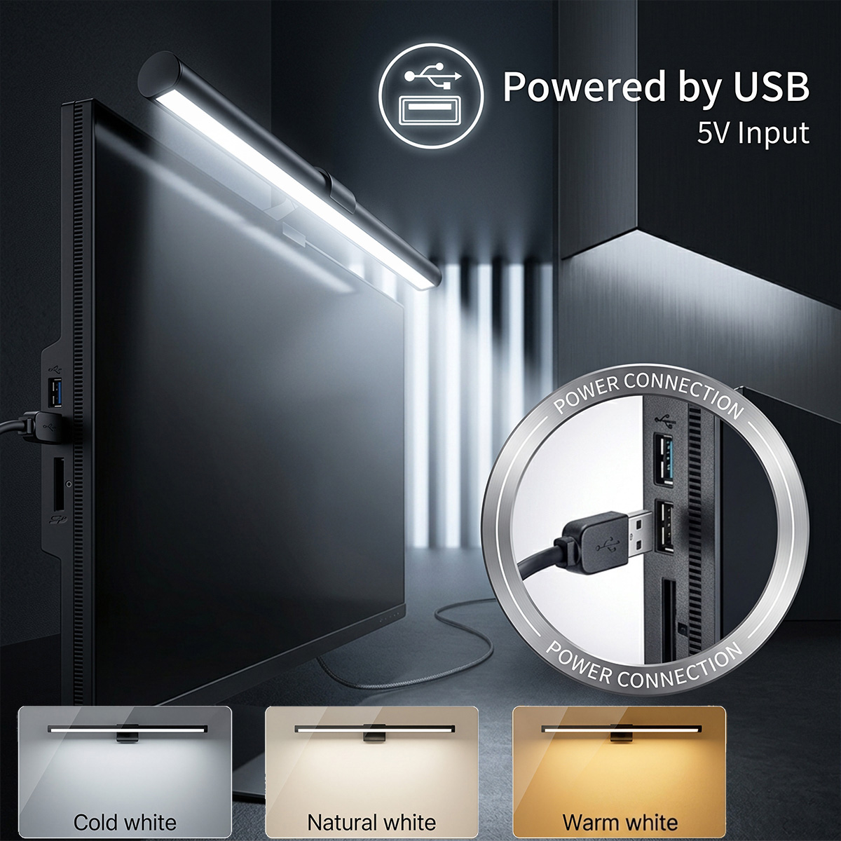 USB-aangedreven LED computer s - Monitor Light Bar recensie en prijs
