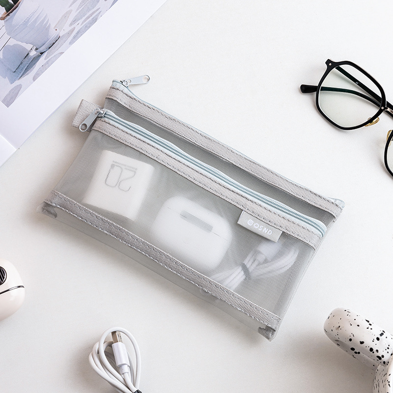 Transparante mesh opbergtas vo - Travel Cable Organizer recensie en prijs