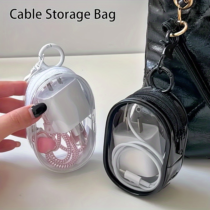 Draagbare mini transparante op - Travel Cable Organizer recensie en prijs