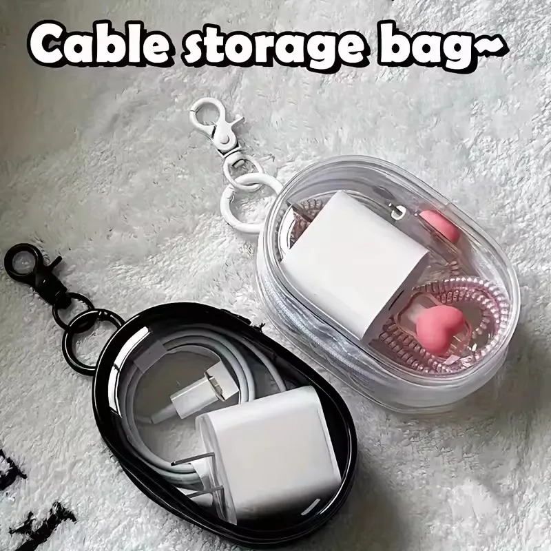 Draagbare mini transparante op - Travel Cable Organizer recensie en prijs