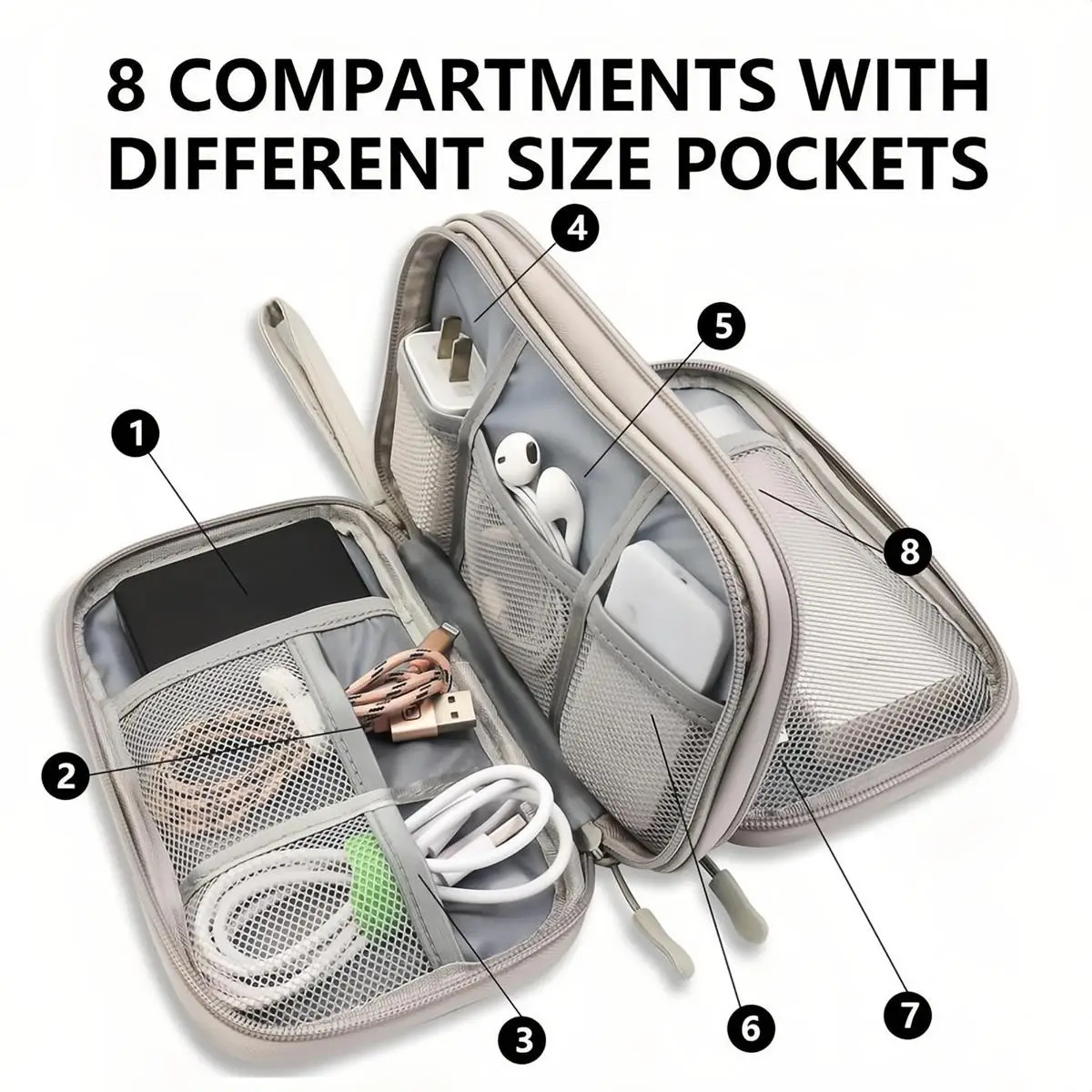 Waterdichte reiskabel-organize - Tech Accessories Hard Case recensie en prijs