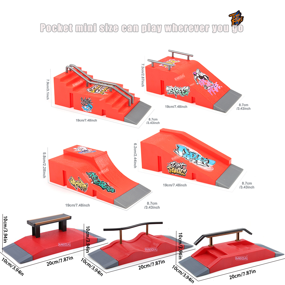 6-In-1 Vinger Skateboards DIY  - Tech Deck Accessories recensie en prijs