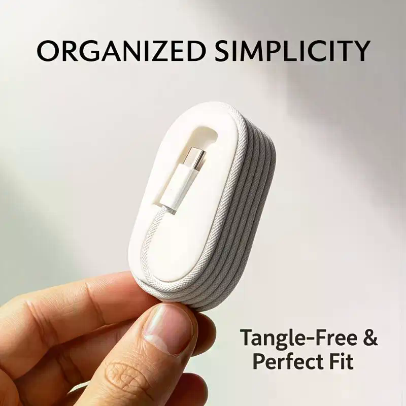 Draagbare kabelopwinder: Deskt - Travel Cable Organizer recensie en prijs
