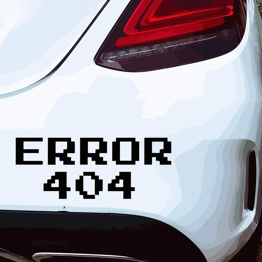 Error 404 Pixel Font Autostick - Tech Trend Accessories recensie en prijs