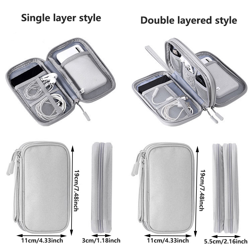 Multicolor draagbare reistas v - Travel Cable Organizer recensie en prijs