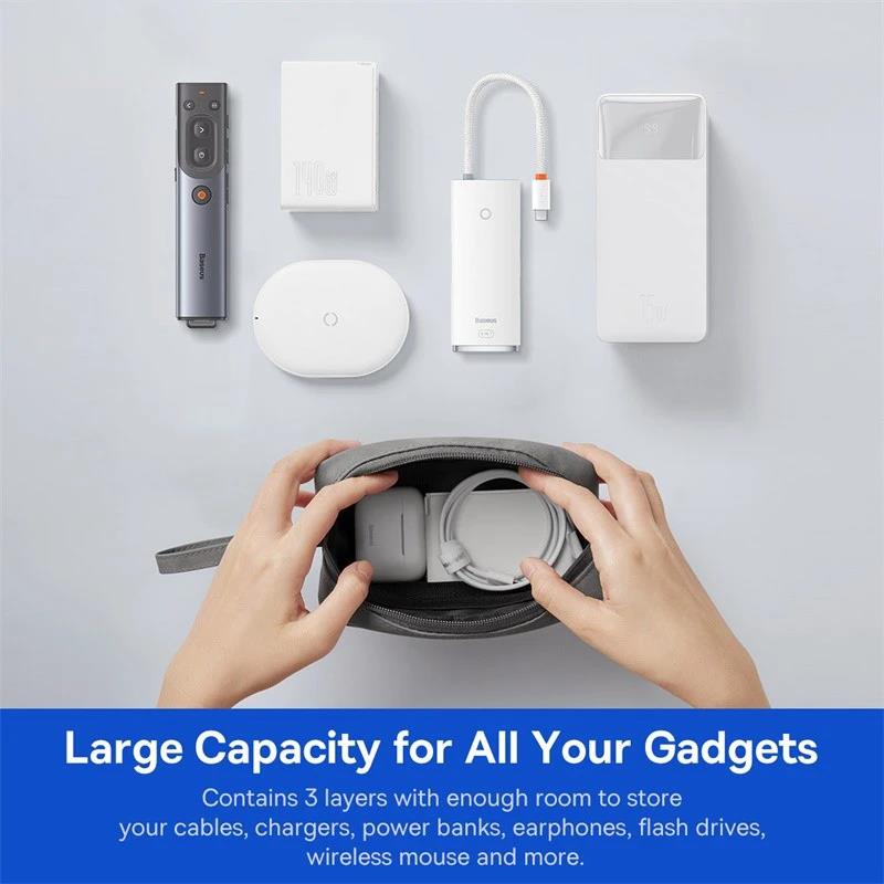 Draagbare telefoon waterdichte - Travel Cable Organizer recensie en prijs